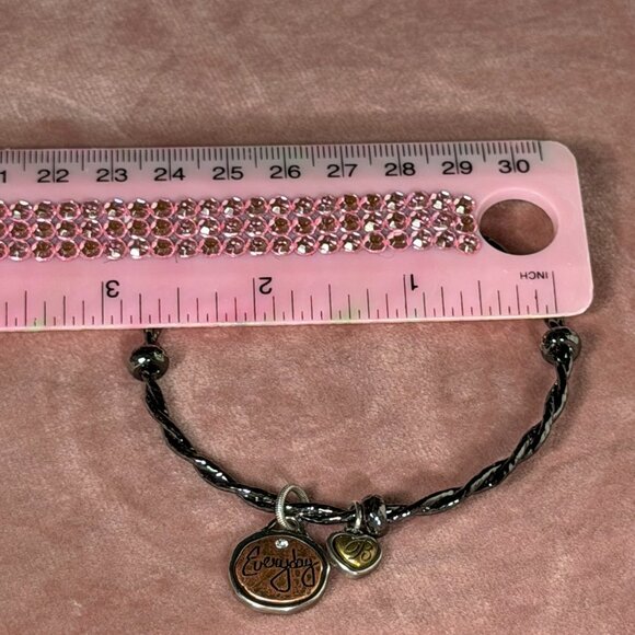 Brighton Find the Beauty Art & Soul Charm Bangle Bracelet - Picture 9 of 9